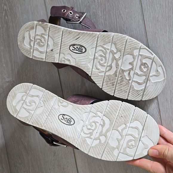 Sofft Women's Brown Strappy Leather Comfort Sandals Shoes Sz 8M - Picture 10 of 14